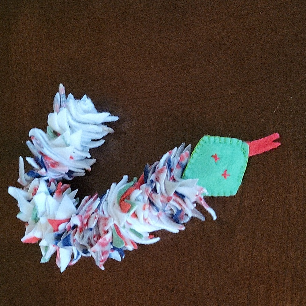 Large Hand crafted Snuffle Sniffer Snake enrichment toy for cats